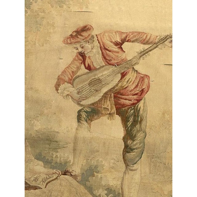 Antique French Aubusson Tapestry, 1890s For Sale - Image 6 of 14