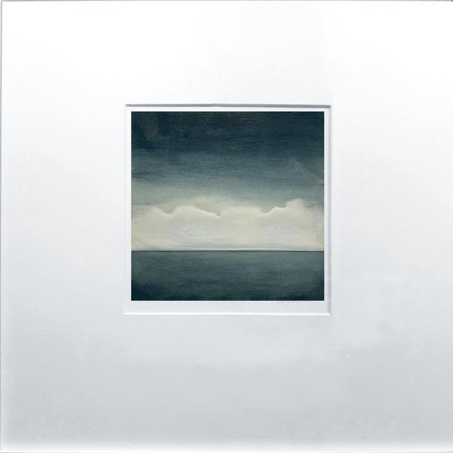 Janise Yntema Contemporary Abstract Pigment, Beeswax & Resin on Canvas Paper "Kumo 8" by Janise Yntema For Sale - Image 4 of 4