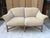 Mid-Century Modern Vintage McGuire San Francisco Rattan & Rawhide Curved Settee For Sale - Image 3 of 17