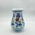 Ceramic Handmade Ceramic Pear Vase (20cm) – Red Carnations & Intertwining Blue Leaves – Classic White Ground For Sale - Image 7 of 8