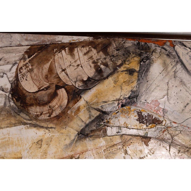 Ljubo Biro Untitled Woman and Dolphin Modern Acrylic Painting on Masonite 1960s For Sale In Detroit - Image 6 of 10