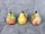 Vintage Trompe l'Oeil Ceramic Art Studio Pottery Pear Fruit Sculptures Set of 3 For Sale In New York - Image 6 of 13