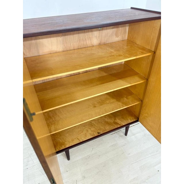 Vintage Danish Teak Linen Cabinet For Sale - Image 3 of 10