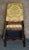 Antique Carved Oak Armchair Tudor Jacobean Style High Back Tapestry Fringe 1920s For Sale - Image 12 of 13