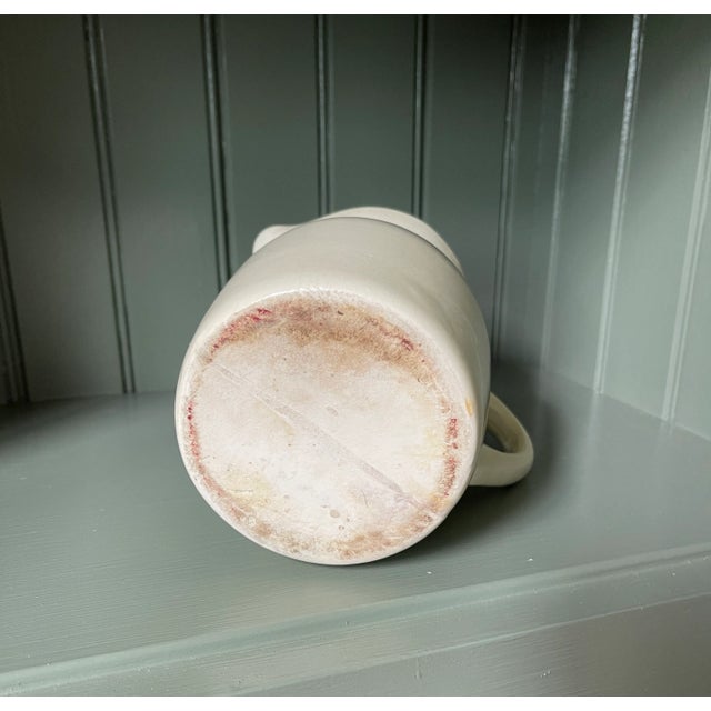 Vintage Striped Stoneware Pitcher For Sale In Portland, ME - Image 6 of 7