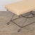 Metal Panoplie Iron Loop Bench, Yellow Linen For Sale - Image 7 of 14