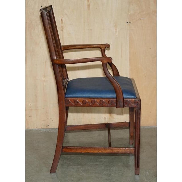 Antique English Victorian Hardwood Dining Chairs by James Jas Shoolbred, Set of 6 For Sale - Image 15 of 18