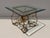 Diego Giacometti 1970s Brass Coffee / Side Table With Birds and Branches For Sale - Image 4 of 12