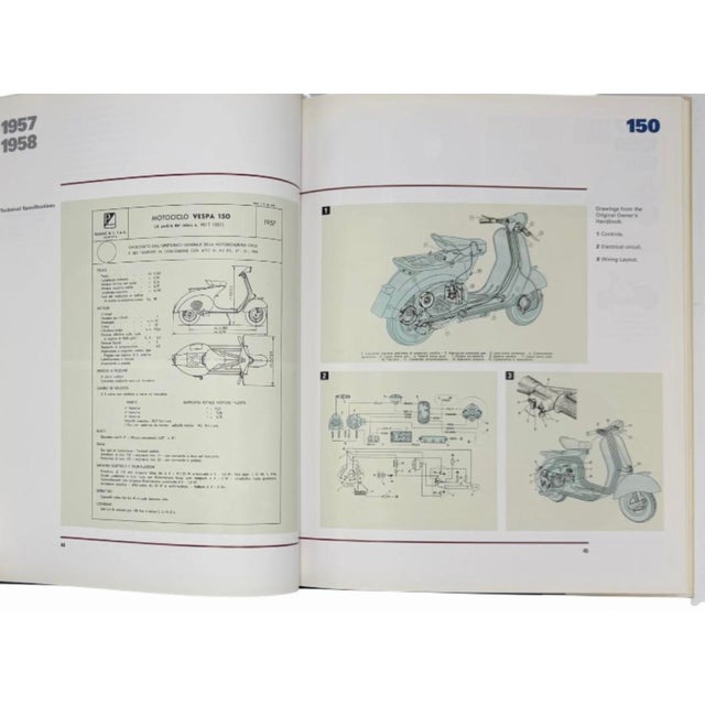 Signed Vespa Tecnica Vol. 2 1956–1964 Italian Scooter Design Reference Hardcover Book For Sale In Washington DC - Image 6 of 14