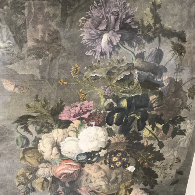 Vintage Extra Large J. Pocker Framed Italian Hand Colored Prints - a Pair For Sale - Image 10 of 11
