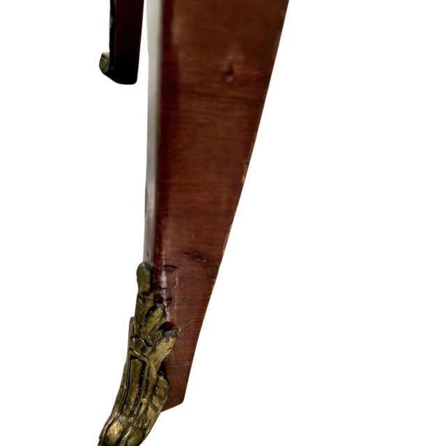 Brown Vintage French Rococo Louis XV Style Gueridon Extra Tall Fruitwood Ormolu Cabriole Legs Pedestal Stand For Sale - Image 8 of 10