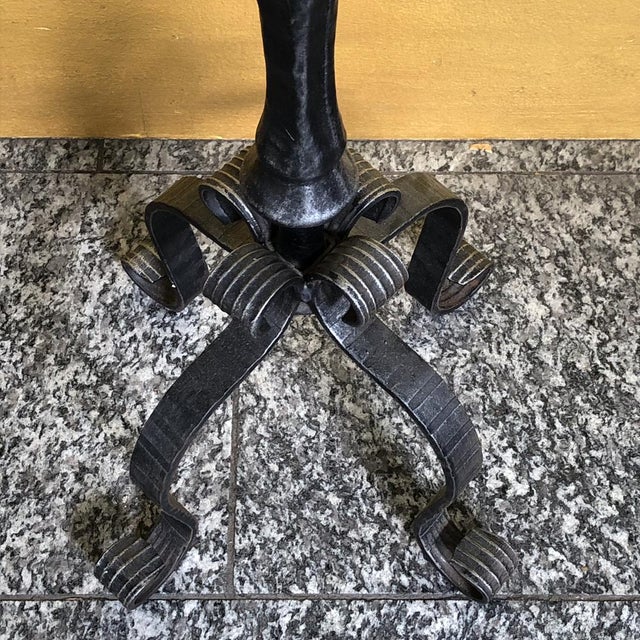 Wrought Iron Fireplace Set, 1940s, Set of 4 For Sale - Image 7 of 18