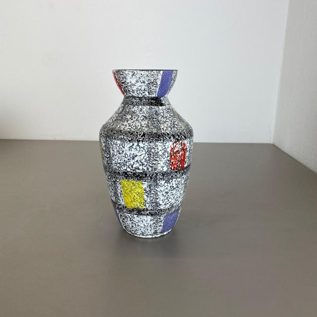 Fat Lava Pottery 575 25 Vase from Bay Ceramics, Germany, 1950s For Sale - Image 3 of 18