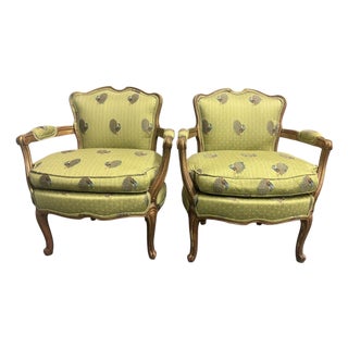 Pair of Louis Vx Style Armchairs For Sale