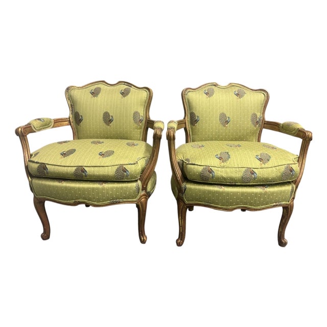 Pair of Louis Vx Style Armchairs For Sale