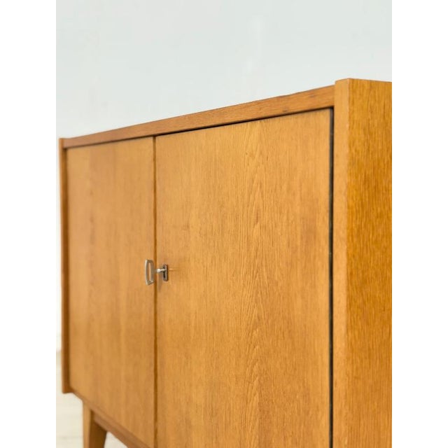 Vintage Chest of Drawers in Warm Oak, 1960s For Sale - Image 6 of 12