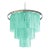 Contemporary Murano Glass Sputnik Chandelier, Mazzega Style in Sea Green Color Italian SimoEng For Sale
