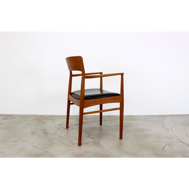 1960s Vintage Teak Armchair by Henning Kjærnulf for Korup Stolefabrik, 1960s For Sale - Image 5 of 14