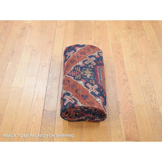 1900s Red Antique Persian Rug For Sale - Image 10 of 11
