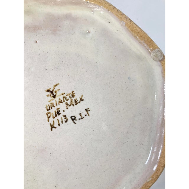 Ceramic Late 20th Century Mexican Hand-Painted Ceramic Bin For Sale - Image 7 of 7