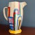 Ceramic Clarice Cliff Vintage Art Deco Athens Shape Jug With Tennis Motif For Sale - Image 7 of 8