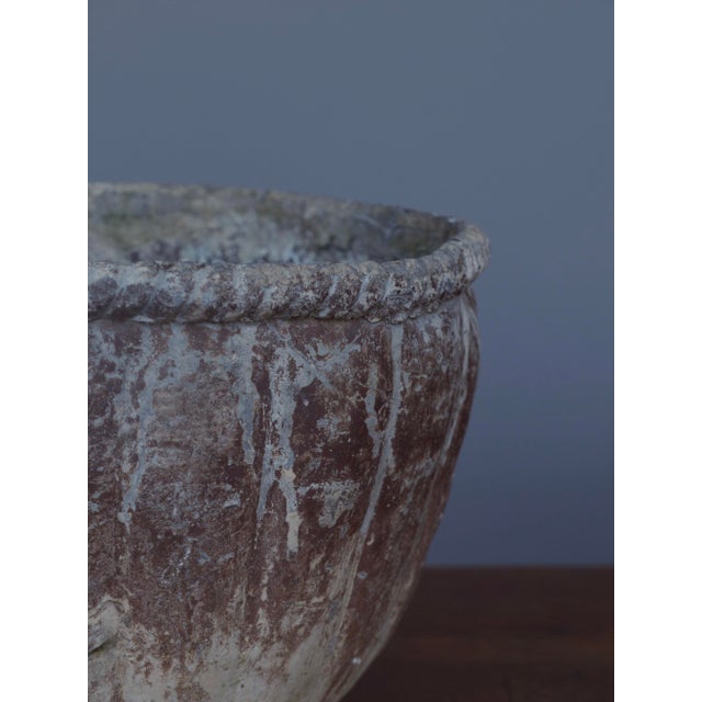 Antique Handmade Lead Planter For Sale - Image 4 of 11