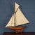 A fantastic antique gaff rigged cutter pond yacht, lovely carved hull dating to the first half of the 20th century. The...