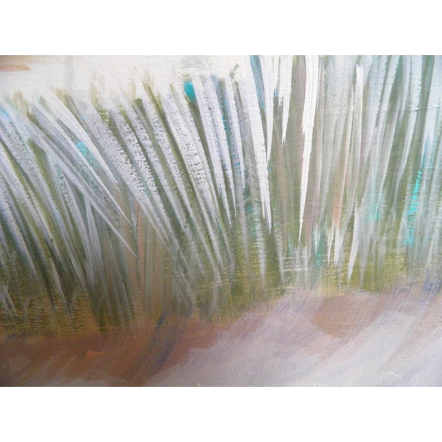 "Coastal Dunes 1" Original Abstract Landscape Painting by Cathe Hendrick For Sale - Image 4 of 4
