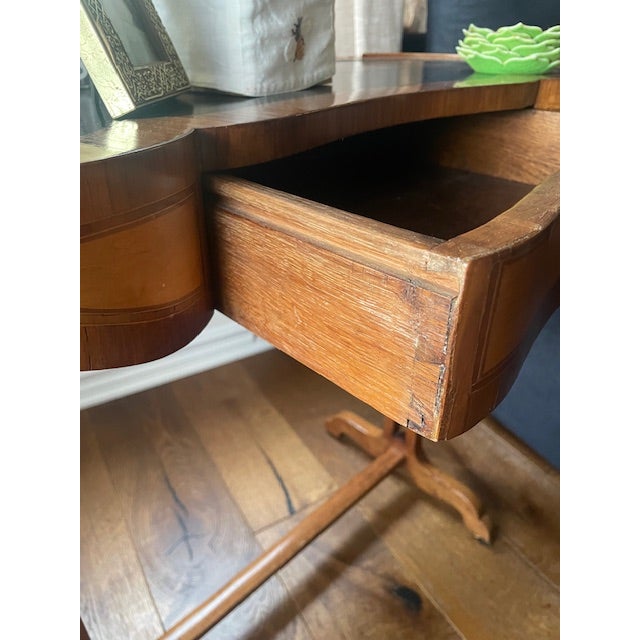 19th Century Baltic / Russian Mahogany Writing Table For Sale - Image 4 of 4