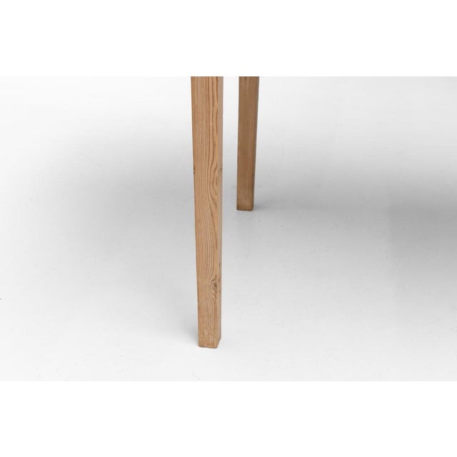Beige Antique Pine Side Table, 1820 For Sale - Image 8 of 9