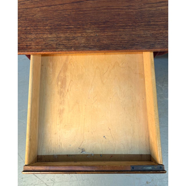 Mid-Century Modern Danish Walnut Desk Attributed to Svend Åge Madsen For Sale - Image 10 of 17