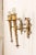 French Torch-Style Hammered Iron Sconces - A Pair For Sale - Image 9 of 10