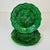 1878 Antique Victorian French l'Art Vegetal Green Majolica Clairefountaine Salad Plates - Set of 3 For Sale - Image 10 of 10
