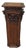 French Carved Oak Display Column For Sale