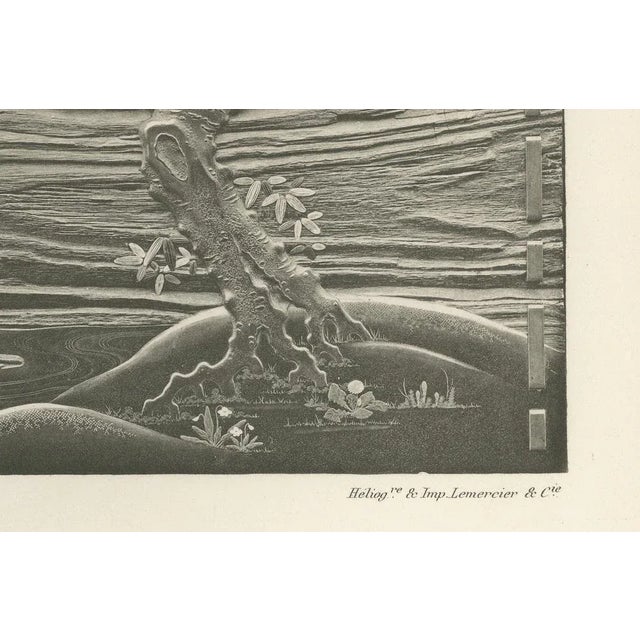 G. A. Audsley, Tranquility in Monochrome, 1884, Chromolithograph on Paper For Sale - Image 3 of 7