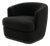 Ancla Swivel Chair in Black by Moanne For Sale