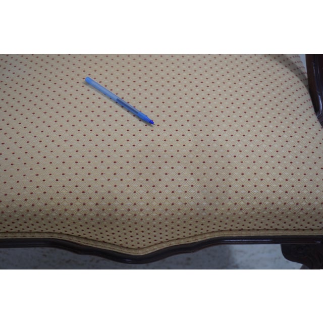 Pair Chippendale Ball and Claw Upholstered Library Chairs For Sale - Image 15 of 18