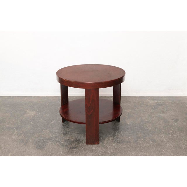 1930s Vintage T142 Side Table by Josef Frank Bugholz for Thonet, 1930s For Sale - Image 5 of 5