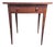 Early 19th Century Walnut Side Table Desk Federal Style Hepplewhite For Sale