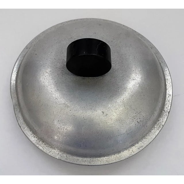 Mid 20th Century Aluminum Dairy Urn With Ceramic Lining and Bakelite Lid For Sale In New York - Image 6 of 9