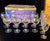 1980s 1980s Bohemian Crystal With 24k Gold Trim Stemware Set - Set of 13 For Sale - Image 5 of 12