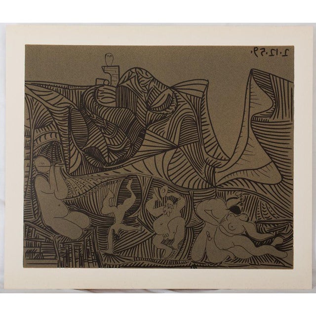 Pablo Picasso, Bacchanale, Danse de nuit au hibou, Nude, Etching For Sale