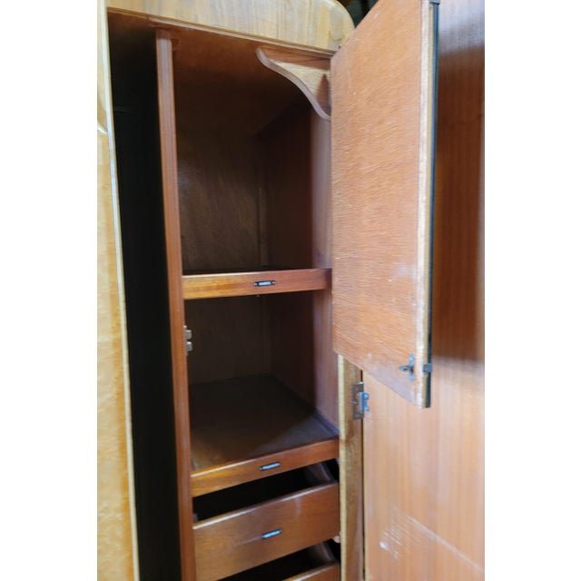 Art Deco Art Deco Style 2 Door Fitted Wardrobe / Armoire For Sale - Image 3 of 18