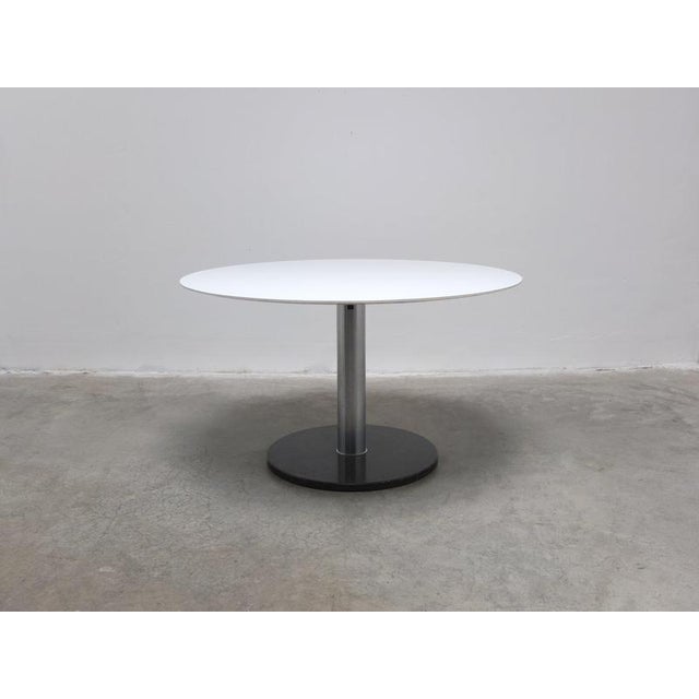 Round Pedestal Dining Table by Alfred Hendrickx for Belform, 1960s For Sale - Image 18 of 18