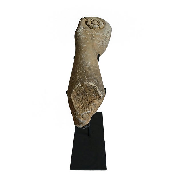 Reclaimed Khmer Sculpture Fragment, Early 20th Century For Sale - Image 16 of 17