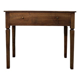 18th Century Walnut Writing Desk with Drawer For Sale