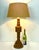 Brown Large Turned Oak Table Lamp, 1960s For Sale - Image 8 of 18