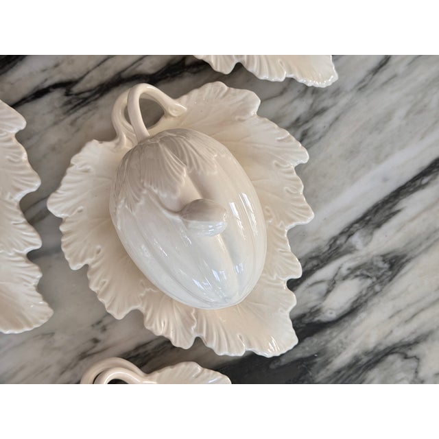 English Mid 20th Century Wedgwood Etruria Dysart Pattern Individual Autumn Soup Tureens - Set of 6 For Sale - Image 3 of 17