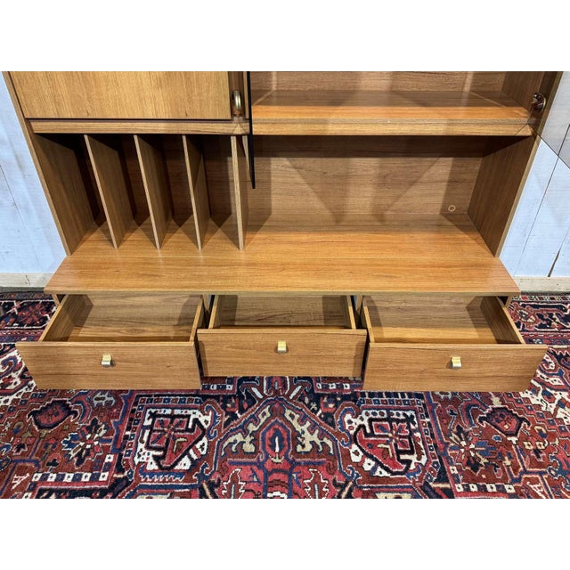 1980s Teak Veneer Bar Buffet, 1980s For Sale - Image 5 of 14