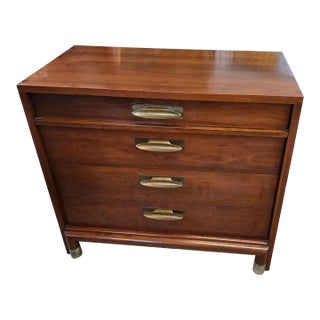 1950s Mid Century Modern Willet Cherry Wood Dresser For Sale